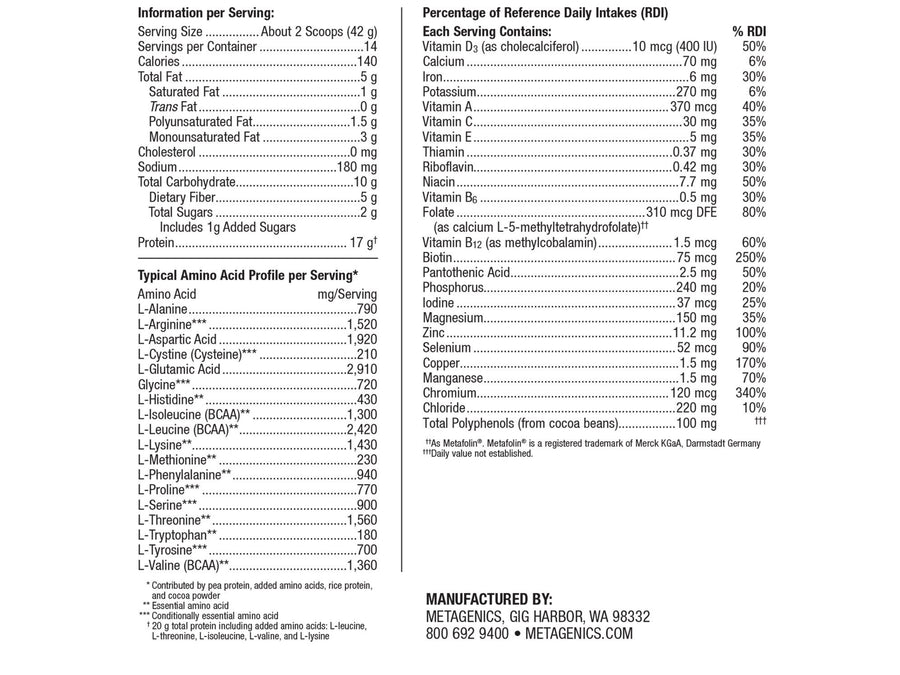 UltraMeal Advanced Protein - Chocolate